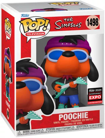 🎸🐾 Funko Pop! N°1498 – Poochie – The Simpsons –C2E2 (Chicago Comic  Entertainment Expo)🐾🎸