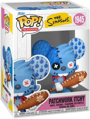 🪡🪓 Funko Pop! Television N°1945 – Patchwork Itchy (Itchy Patchwork) – The Simpsons (Les Simpson) – Treehouse of Horror 🪓🪡