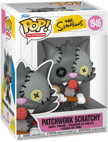 🧵🐱 Funko Pop! Television N°1946 – Patchwork Scratchy (Scratchy Patchwork) – The Simpsons (Les Simpson) 🐱🧵