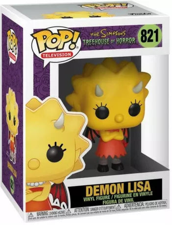 😈🦇 Funko Pop! Television N°821 – Demon Lisa (Lisa Démoniaque) – The Simpsons Treehouse of Horror (Simpson Horror Show) 🦇😈