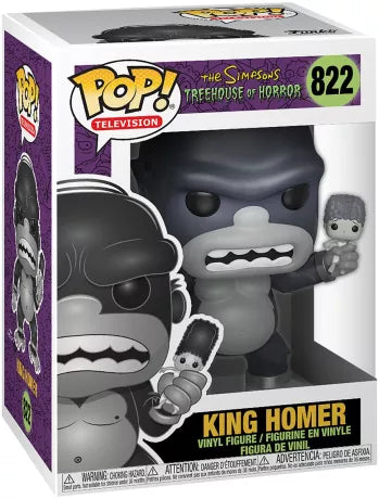 🦍🍩 Funko Pop! Television N°822 – King Homer – The Simpsons Treehouse of Horror III (Simpson Horror Show III) 🍩🦍