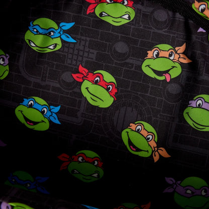 🐢🍕 LES TORTUES NINJAS – Classic Turtle Power – Sac à dos Loungefly 🍕🐢