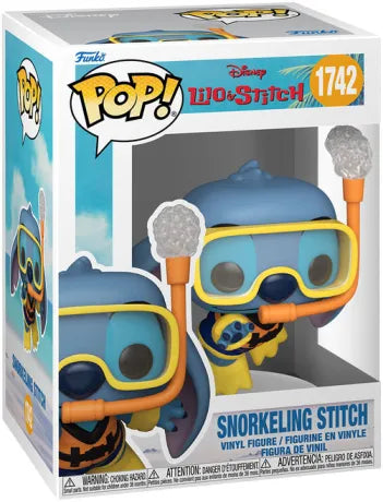 🤿🌊 Funko Pop! Disney N°1742 – Snorkeling Stitch (Stitch en Plongée) – Lilo & Stitch 🌊🤿
