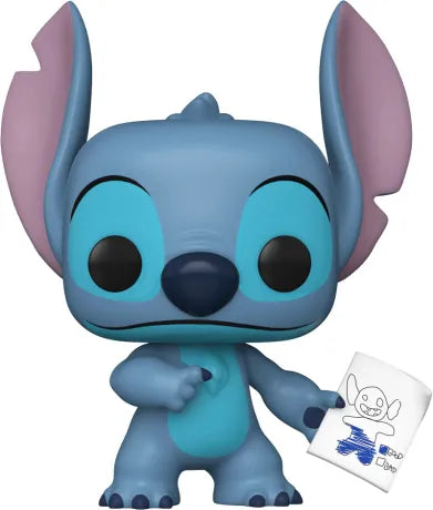 💙🌺 Funko Pop! Disney N°1744 – Stitch with Mood Chart (Stitch avec Tableau des Émotions) – Lilo & Stitch 💙🌺