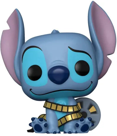 🎬💙 Funko Pop! Disney N°1779 – Stitch with Movie Reel (Stitch avec bobine de film) – Lilo & Stitch 💙🎬