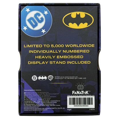 🦇⚙️ Lingot Batman Armour – Wayne Industries – Édition Limitée à 5 000 Exemplaires 🖤🦇