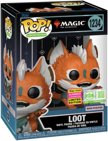 🦊✨ Funko Pop! Games N°1234 – Loot – Limited Edition Ultra (Édition Limitée Ultra 5 000 exemplaires) – 2026 Summer Convention Limited Edition (Édition Limitée Convention d’Été 2026) – Magic: The Gathering (Magic : L’Assemblée) ✨🦊