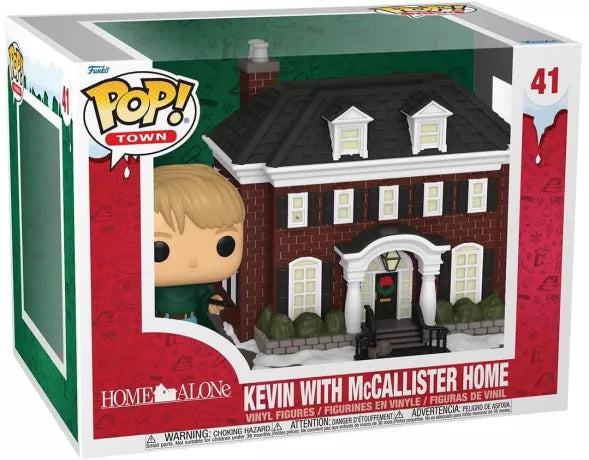 Funko Pop! Town Home Alone – Kevin McCallister with Home – N°41. Kevin McCallister devant sa maison familiale emblématique du film Maman, j’ai raté l’avion. Un set culte parfait pour les fans de cinéma et de Funko Pop.