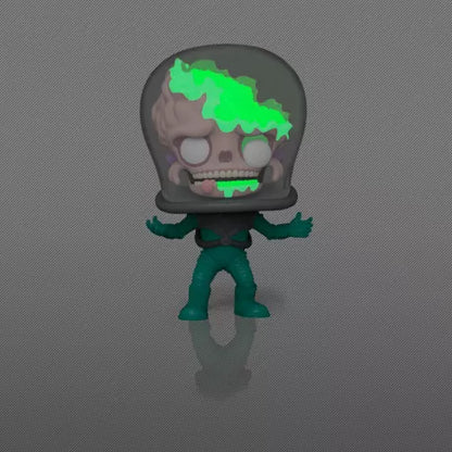 👽💚 Funko Pop! N°1877 – Martian Soldier with Brain (Soldat Martien avec cerveau) – Glow in the Dark – Chase – Specialty Series – Mars Attacks! 💚👽