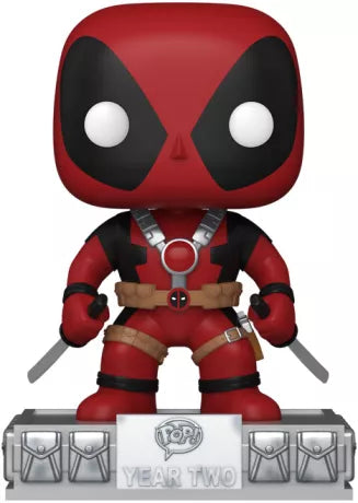 🔴⚔️ Funko Pop! Classics N°111C – Deadpool – Year Two (Deuxième année) – Limited Edition 10 000 pièces – Funko Exclusive – Marvel ⚔️🔴