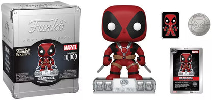 🔴⚔️ Funko Pop! Classics N°111C – Deadpool – Year Two (Deuxième année) – Limited Edition 10 000 pièces – Funko Exclusive – Marvel ⚔️🔴