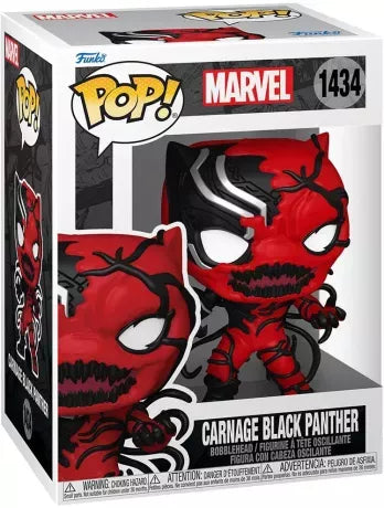🕷️🖤 Funko Pop! Marvel N°1434 – Carnage Black Panther (Black Panther Carnagisé) 🖤🕷️