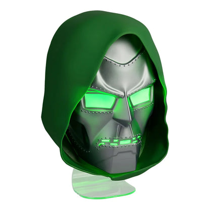 💚🤖 Marvel – Doctor Doom (Docteur Fatalis) – Lampe masque 3D – 23 cm 🤖💚