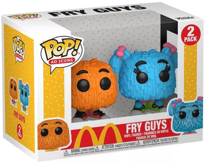 🍟🧡💙 Funko Pop! Ad Icons – Fry Guys Orange & Blue – 2 Pack – McDonald’s 💙🧡🍟