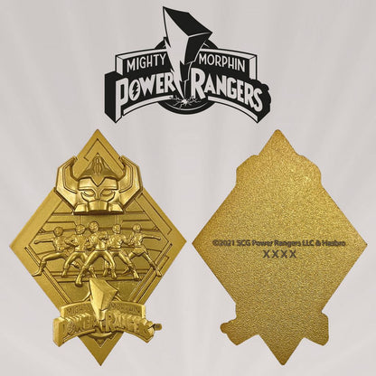 Médaillon Power Rangers – Édition Limitée 5 000 exemplaires – Plaqué or 24 carats – 9 x 12,5 cm. Médaillon numéroté avec boîte et support de présentation. Une pièce prestigieuse pour les fans de Power Rangers.

