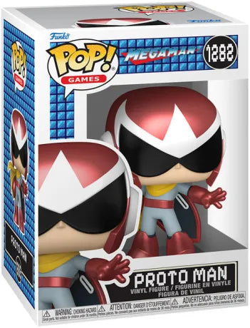 🛡️🔴 Funko Pop! Games N°1282 – Proto Man – Mega Man 🔴🛡️
