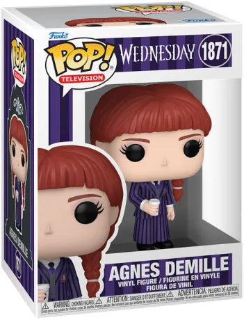📚☕ Funko Pop! Television N°1871 – Agnes DeMille – Wednesday 📚☕
