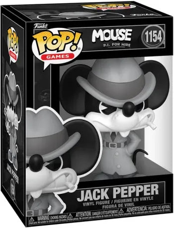 🐭🔫 Funko Pop! Games N°1154 – Jack Pepper – P.I. for Hire (Mickey Mouse) 🔫🐭