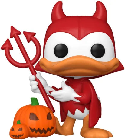 🎃😈 Funko Pop! Disney N°1446 – Devil Donald with Pumpkin (Donald en diable avec citrouille) – Mickey and Friends 😈🎃