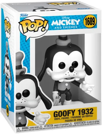 🐶🖤 Funko Pop! Disney N°1689 – Goofy 1932 (Dingo 1932) – Mickey and Friends (Mickey et ses Amis) 🖤🐶