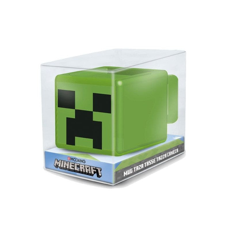 🟩 Mug 3D – Creeper Face – Minecraft 💥🧱
