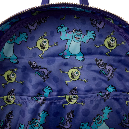 👁️💙 Mini Sac à Dos Loungefly – Monsters, Inc. (Monstres et Cie) – Sulley, Mike & Randall 💙👁️