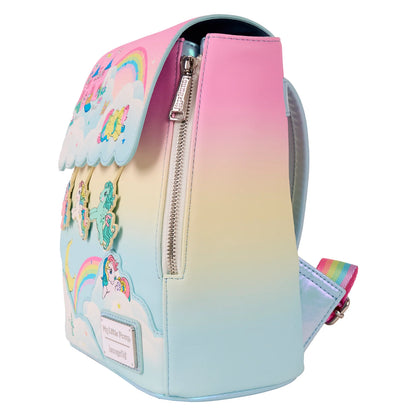 👁️🌈 Mini Sac à Dos Loungefly – My Little Pony – Univers Arc-en-ciel & Nuages 🐴✨