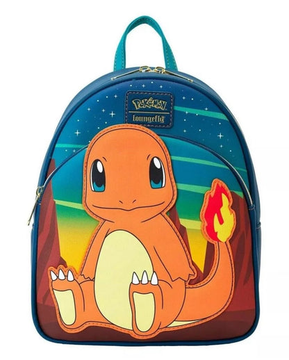 🔥🦎 Pokémon – Salamèche (Charmander) – Mini Sac à Dos Loungefly 🦎🔥