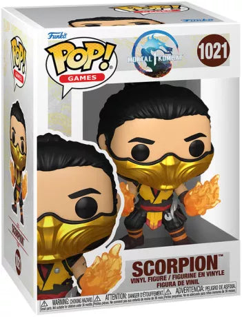 🔥🦂 Funko Pop! Games N°1021 – Scorpion – Mortal Kombat 🦂🔥