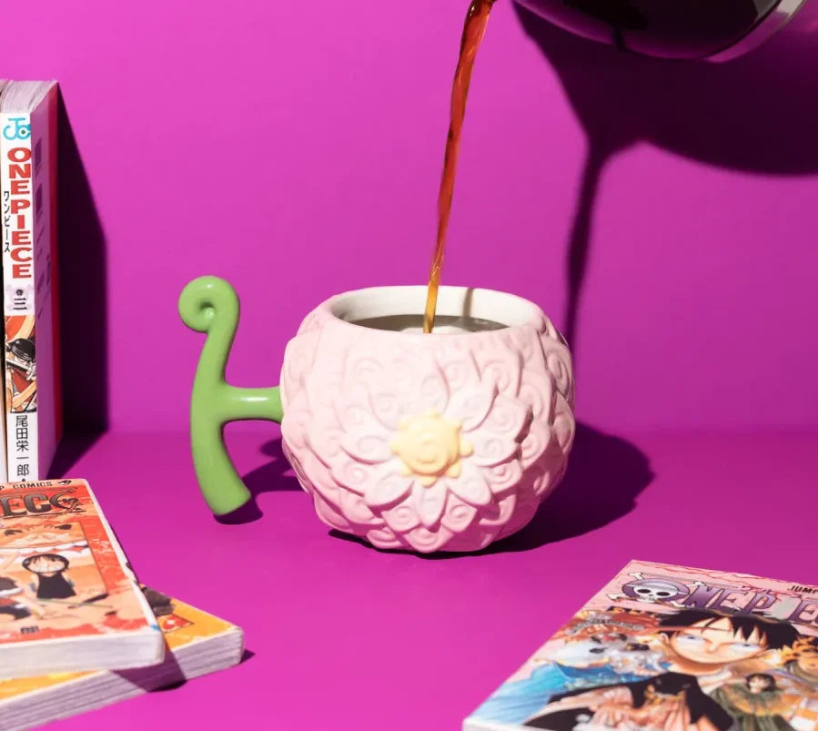 🌸📖 ONE PIECE NETFLIX – Mug 3D Fruit Flower-Flower (Hana Hana no Mi) 600 ml 📖🌸