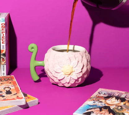 🌸📖 ONE PIECE NETFLIX – Mug 3D Fruit Flower-Flower (Hana Hana no Mi) 600 ml 📖🌸