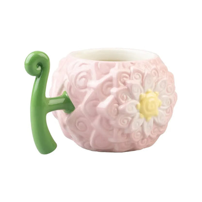 🌸📖 ONE PIECE NETFLIX – Mug 3D Fruit Flower-Flower (Hana Hana no Mi) 600 ml 📖🌸