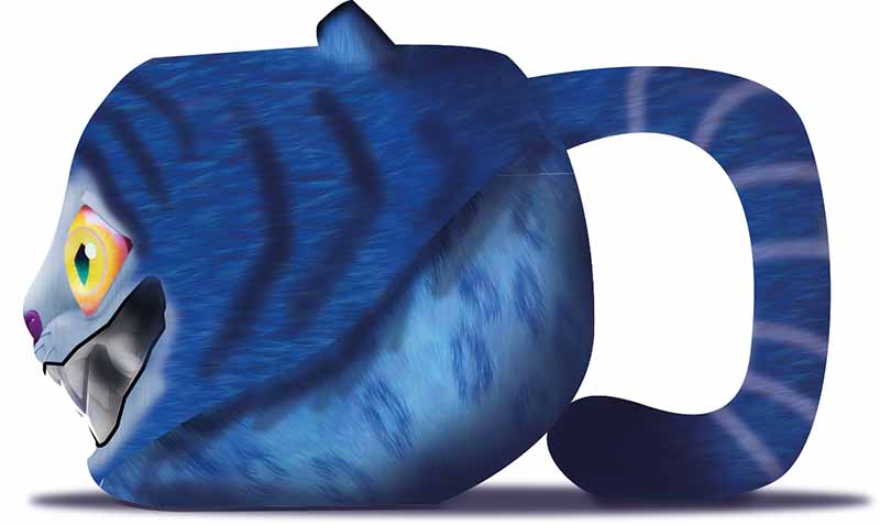 💙🐯 Mug 3D Sussie – K-Pop Demon Hunters – 414 ml 🐯💙