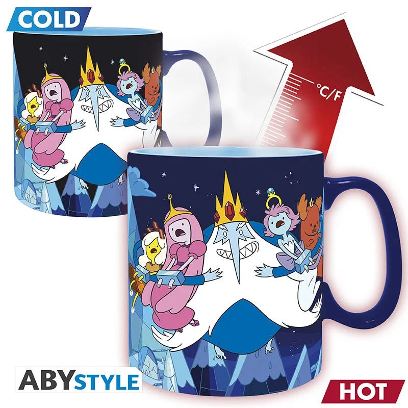 ❄️🔥 ADVENTURE TIME - Mug thermoréactif - 460 ml 🔥❄️
