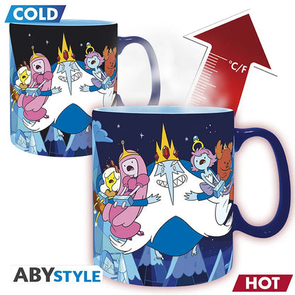 ❄️🔥 ADVENTURE TIME - Mug thermoréactif - 460 ml 🔥❄️