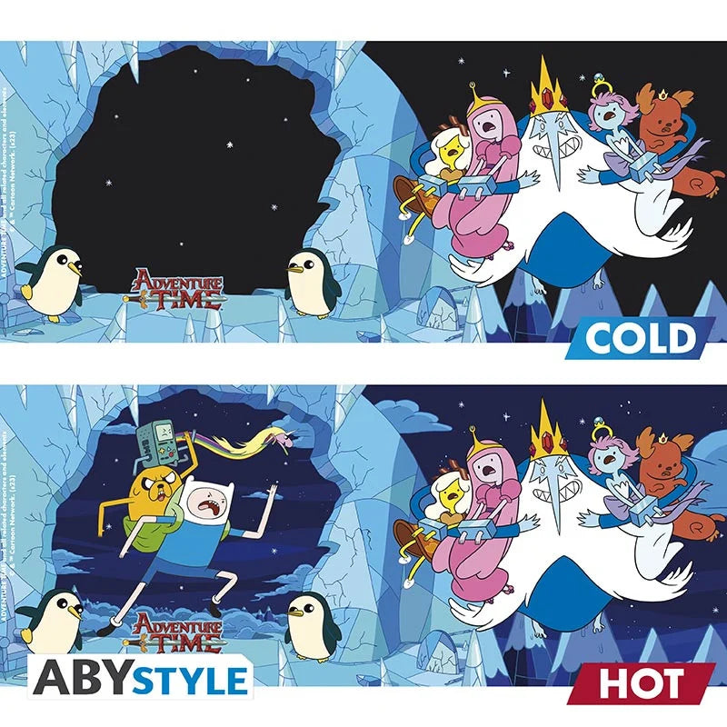 ❄️🔥 ADVENTURE TIME - Mug thermoréactif - 460 ml 🔥❄️