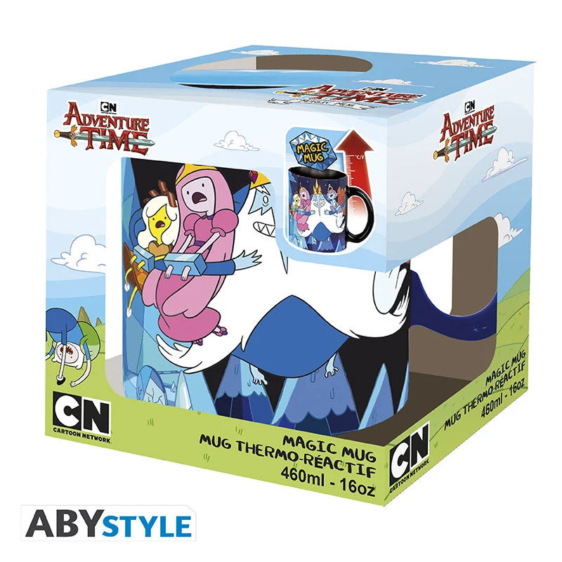 ❄️🔥 ADVENTURE TIME - Mug thermoréactif - 460 ml 🔥❄️