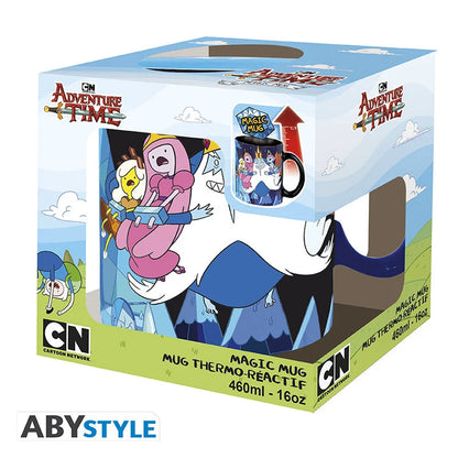 ❄️🔥 ADVENTURE TIME - Mug thermoréactif - 460 ml 🔥❄️
