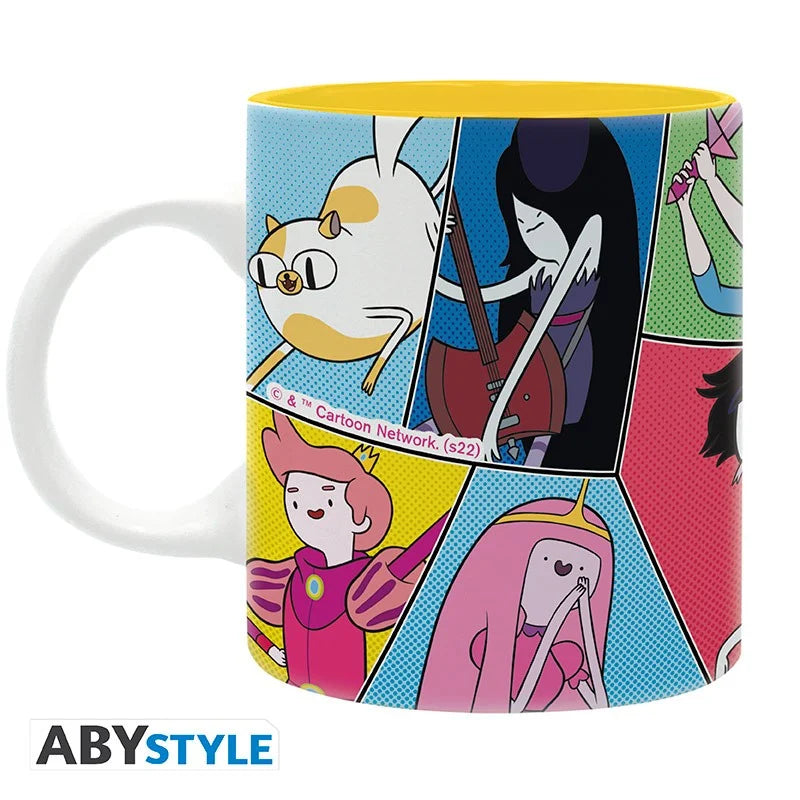 💛🗡️ Adventure Time – Mug personnages 320 ml 🗡️💛