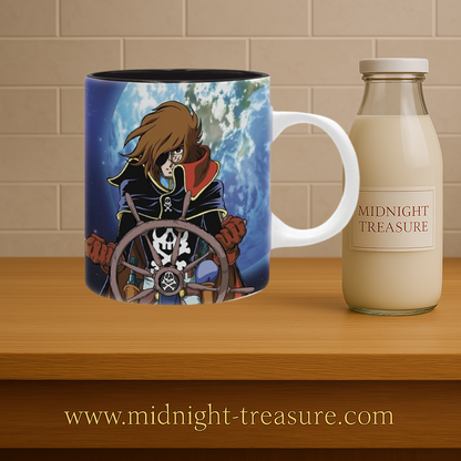 ☠️🚀 Mug Albator – Space Pirate Captain Harlock – 320 ml – ABYstyle 🚀☠️