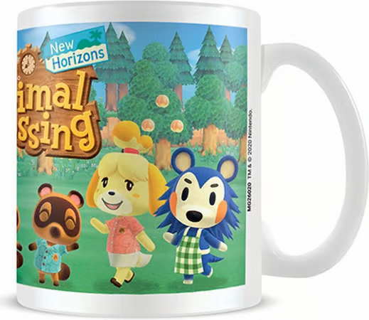 💚🌳 Animal Crossing: New Horizons – Line-up – Mug – 315 ml – Nintendo 🌳💚