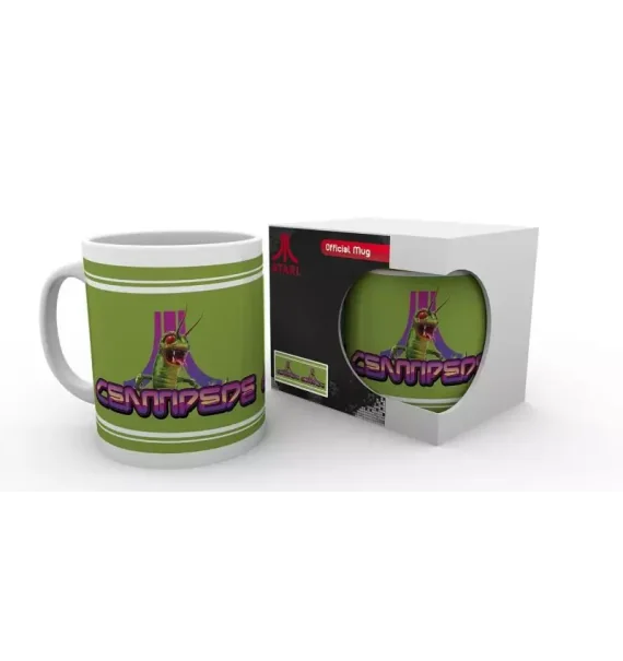 🕹️🐛 ATARI - Centipede - Mug Green 300 ml 🐛🕹️