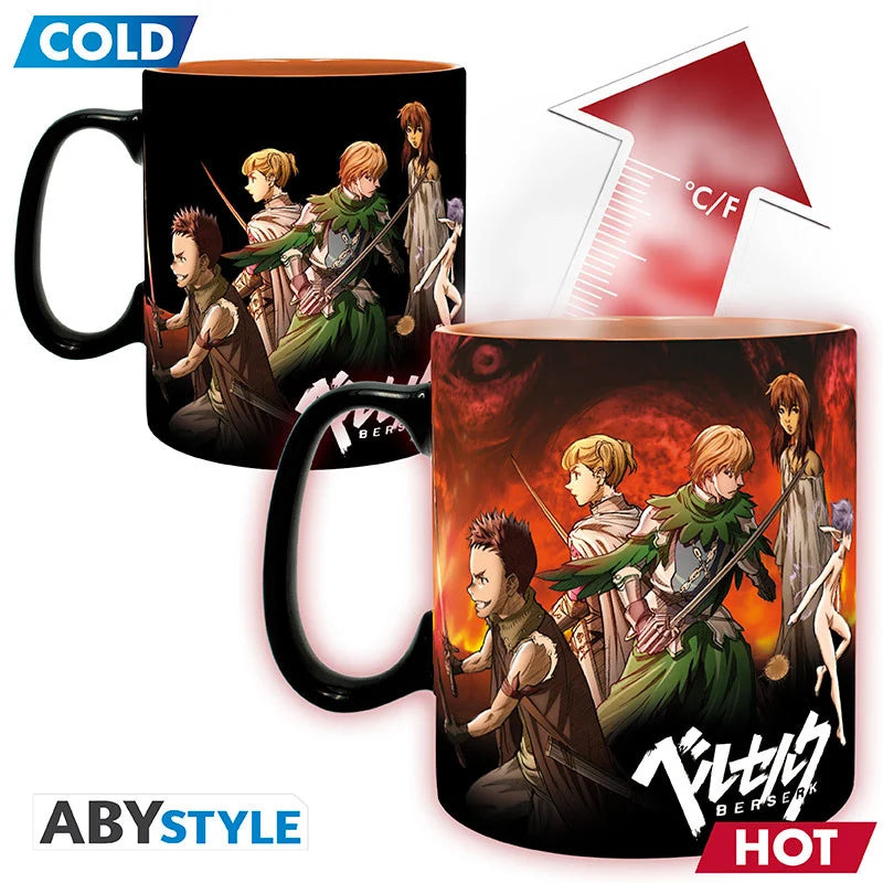 🔥⚔️ BERSERK - Mug thermoréactif - 460 ml ⚔️🔥
