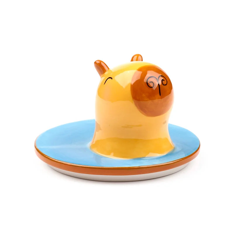 💛🦫 Capybara – Duke – mug + couvercle 3D – 350 ml 🦫💛