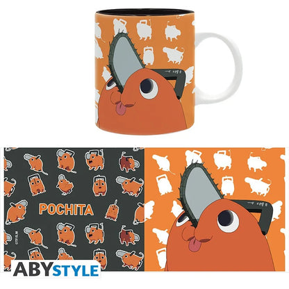 🪚🧡 Chainsaw Man – Pochita – mug – 320 ml 🧡🪚