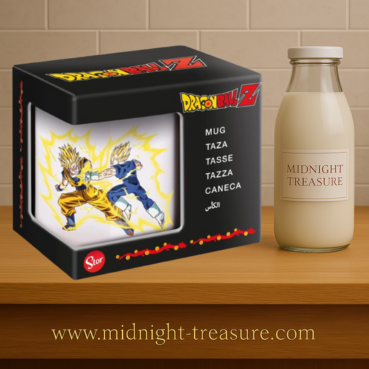 Mug Dragon Ball Z Goku vs Vegeta 325 ml en céramique avec illustration du combat emblématique entre les deux Saiyans, sous licence officielle.