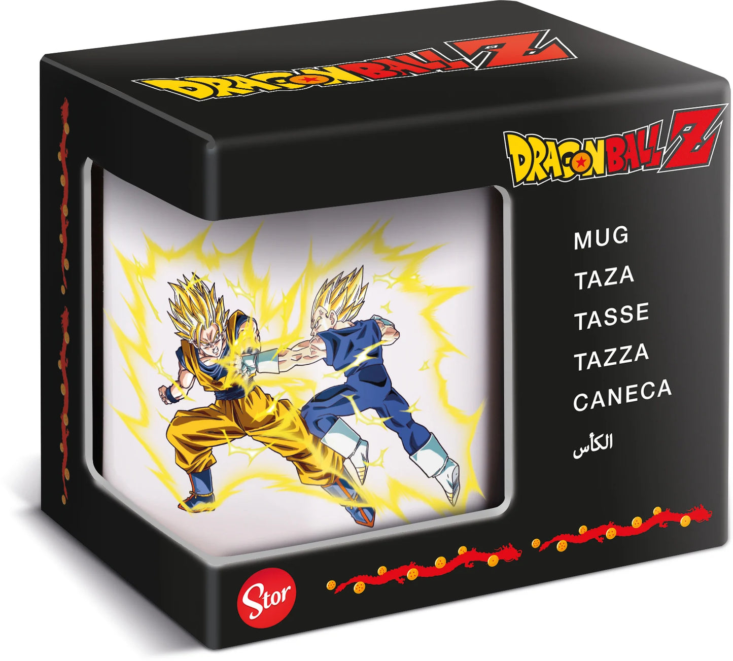 ⚡🔥 Dragon Ball Z – Goku vs Vegeta – mug céramique – 325 ml 🔥⚡