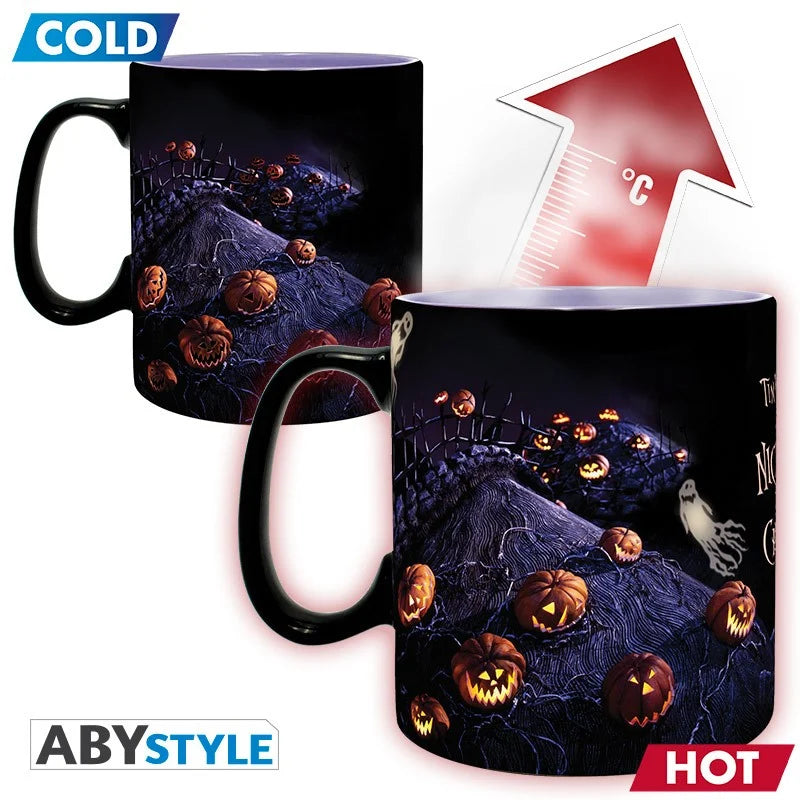 🎃🌙 L'ÉTRANGE NOËL DE MONSIEUR JACK - Jack & Lune - Mug thermoréactif - 460 ml 🌙🎃