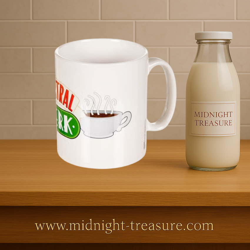 Mug Friends – Central Perk – 315 ml. Mug en céramique avec le logo Central Perk emblématique de la série Friends, produit officiel.