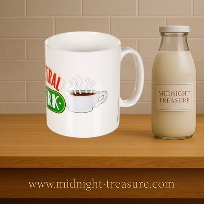 Mug Friends – Central Perk – 315 ml. Mug en céramique avec le logo Central Perk emblématique de la série Friends, produit officiel.
